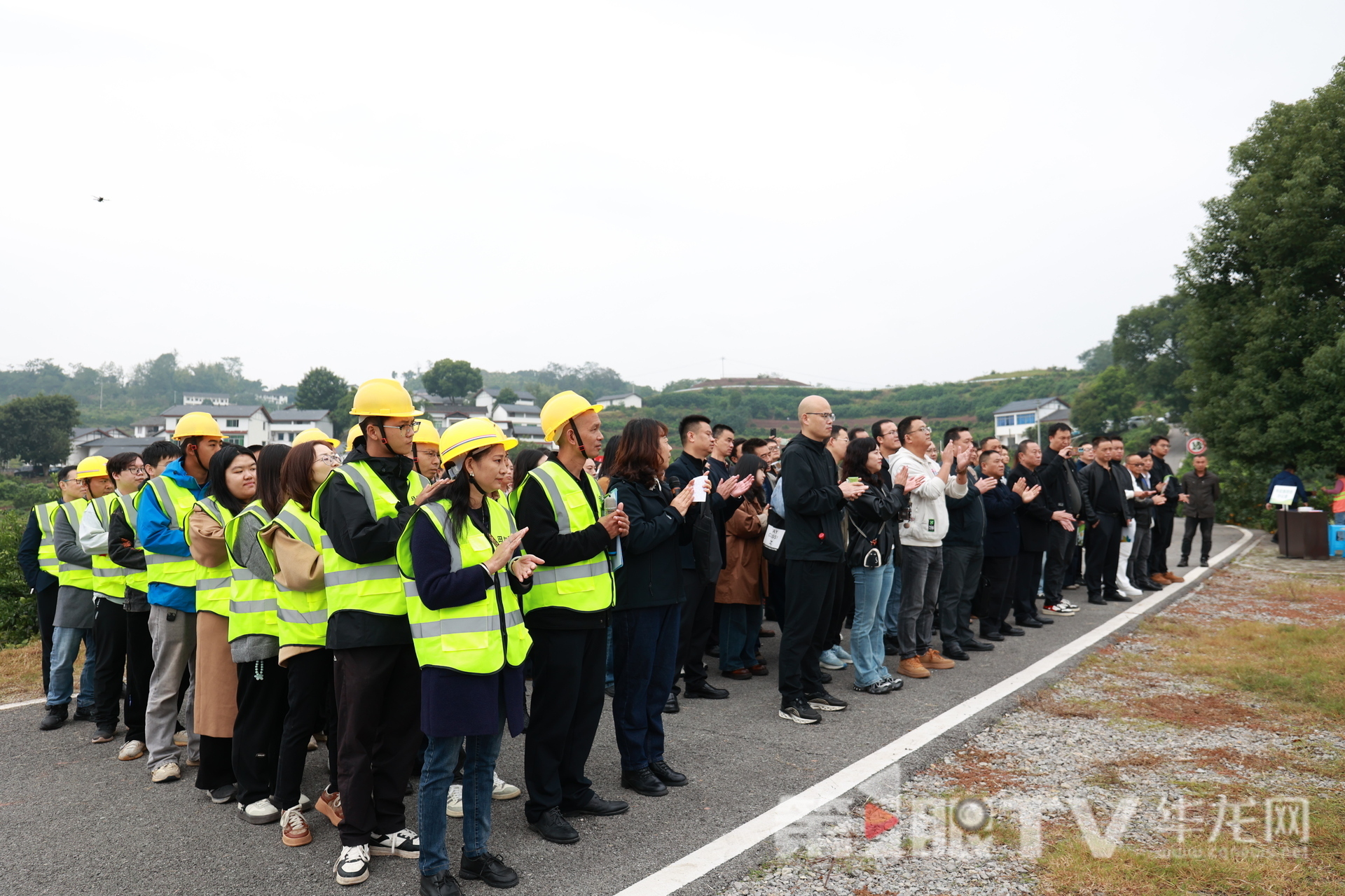 處置演練現場。第1眼TV-華龍網記者 羅盛杰 攝