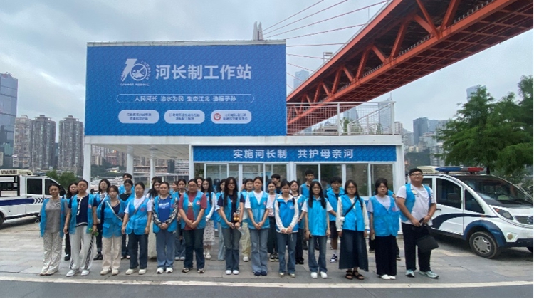 圖片1 高校學子組成志愿者隊伍。江北城街道供圖 第1眼TV-華龍網發