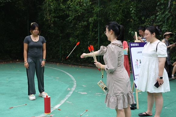 活動現場。江北區大石壩街道供圖