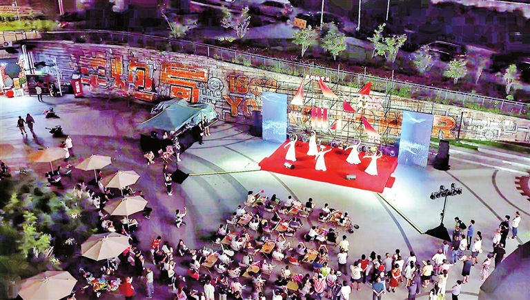 洋炮局1862文創園內舉辦音樂會。