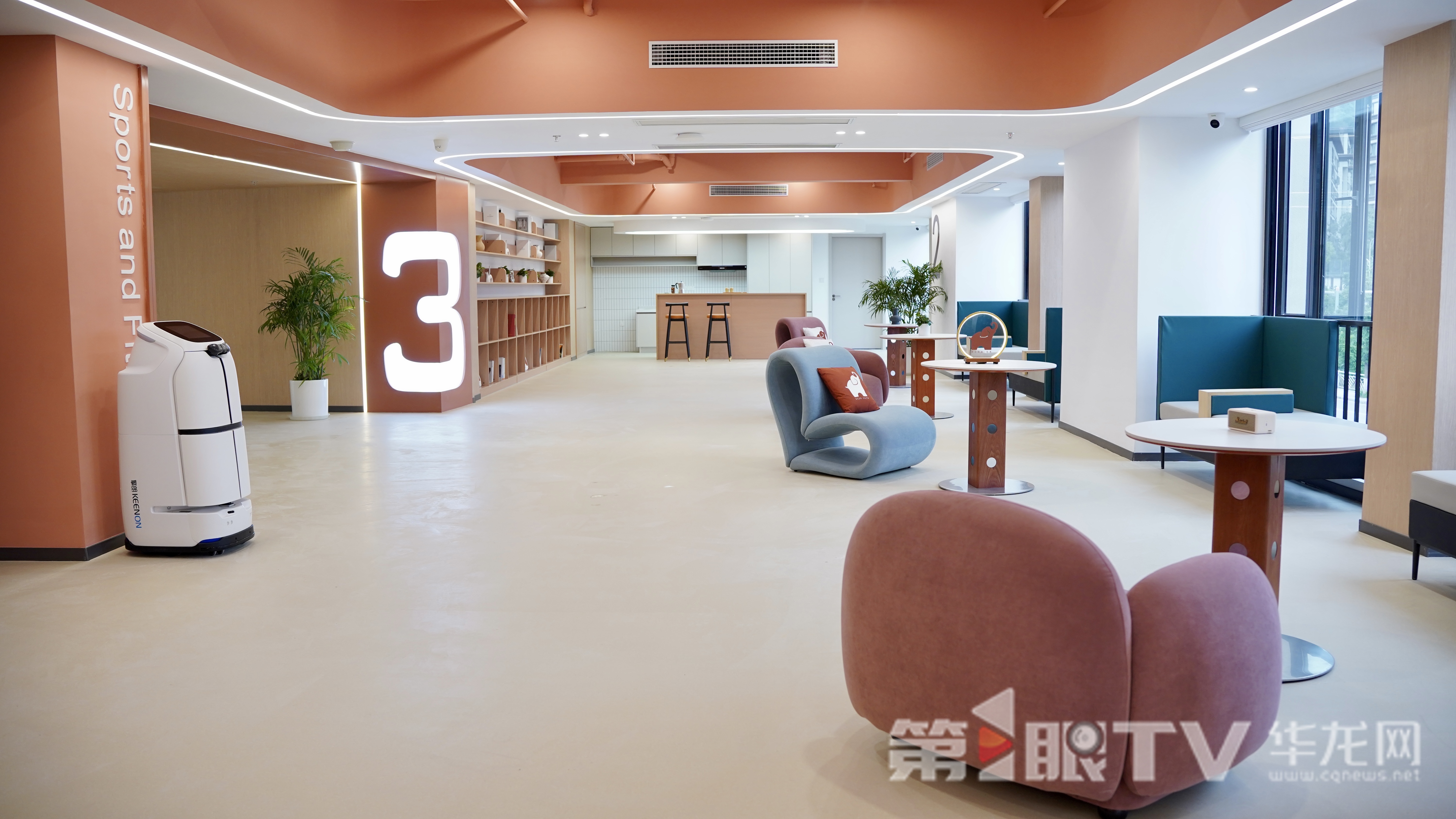 佳寓·魚胡路店公共區域。第1眼TV-華龍網記者 劉釗 攝