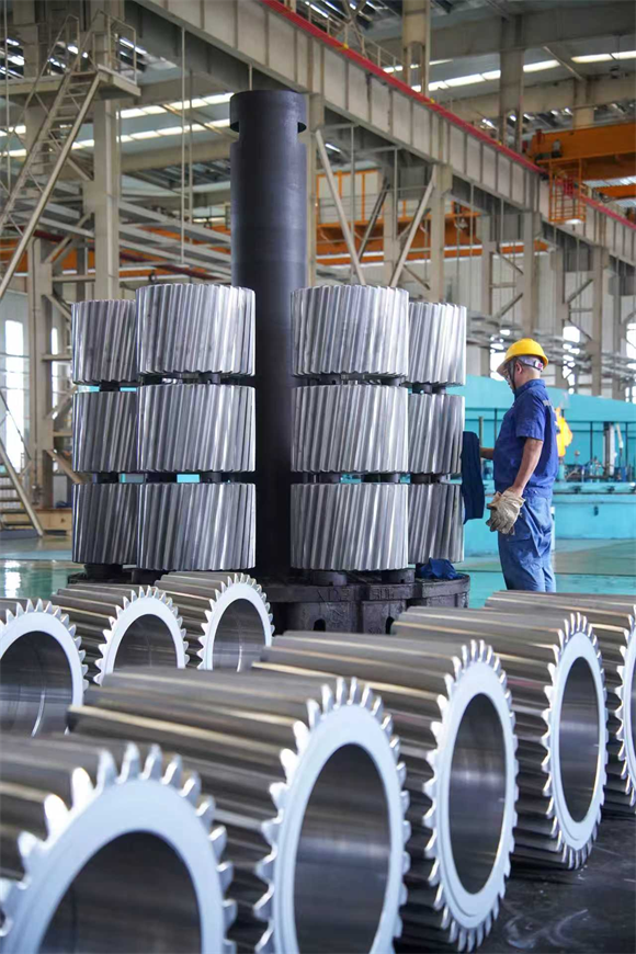 重慶齒輪箱有限責任公司生產車間。江津區委宣傳部供圖 第1眼TV-華龍網發