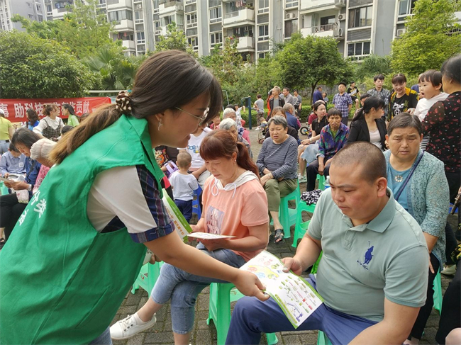 活動現場。鐵山坪街道供圖 第1眼TV-華龍網發
