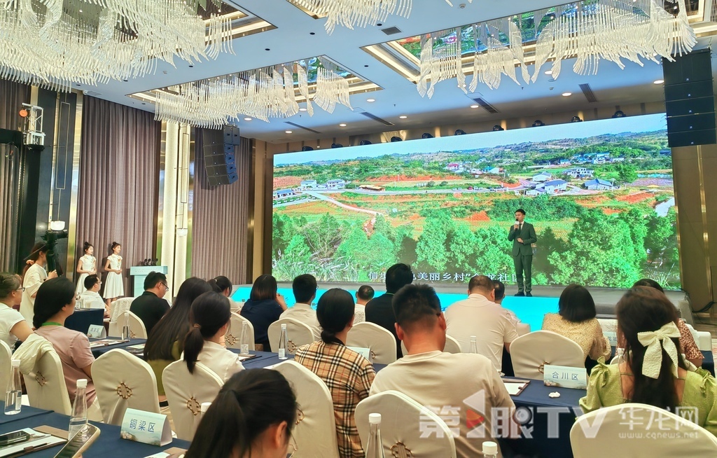 忠县、潼南等9个区县乡村休闲旅游推介官。第1眼TV-华龙网首席记者 冯珊 摄