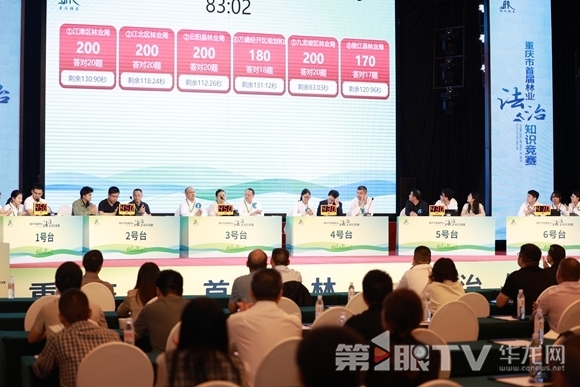 團(tuán)隊(duì)配合完成答題。第1眼TV-華龍網(wǎng)記者 張馨月 攝
