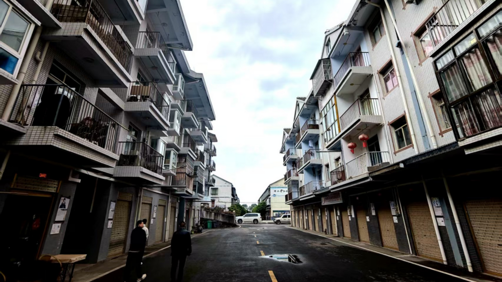 大窩社區(qū)的居民點(diǎn)。通訊員 榮合清 攝