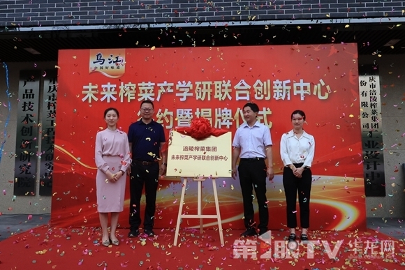 揭牌仪式。第1眼TV-华龙网记者 李黎 摄