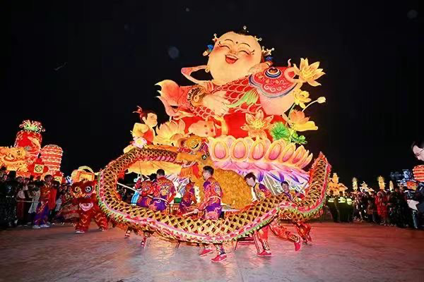 燈會中的年味。自貢文旅發(fā)展集團供圖