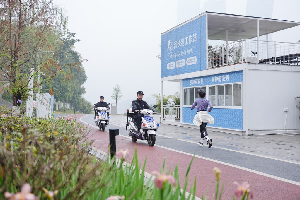 8 聯防聯控守護江灘。江北城街道供圖 第1眼TV-華龍網發