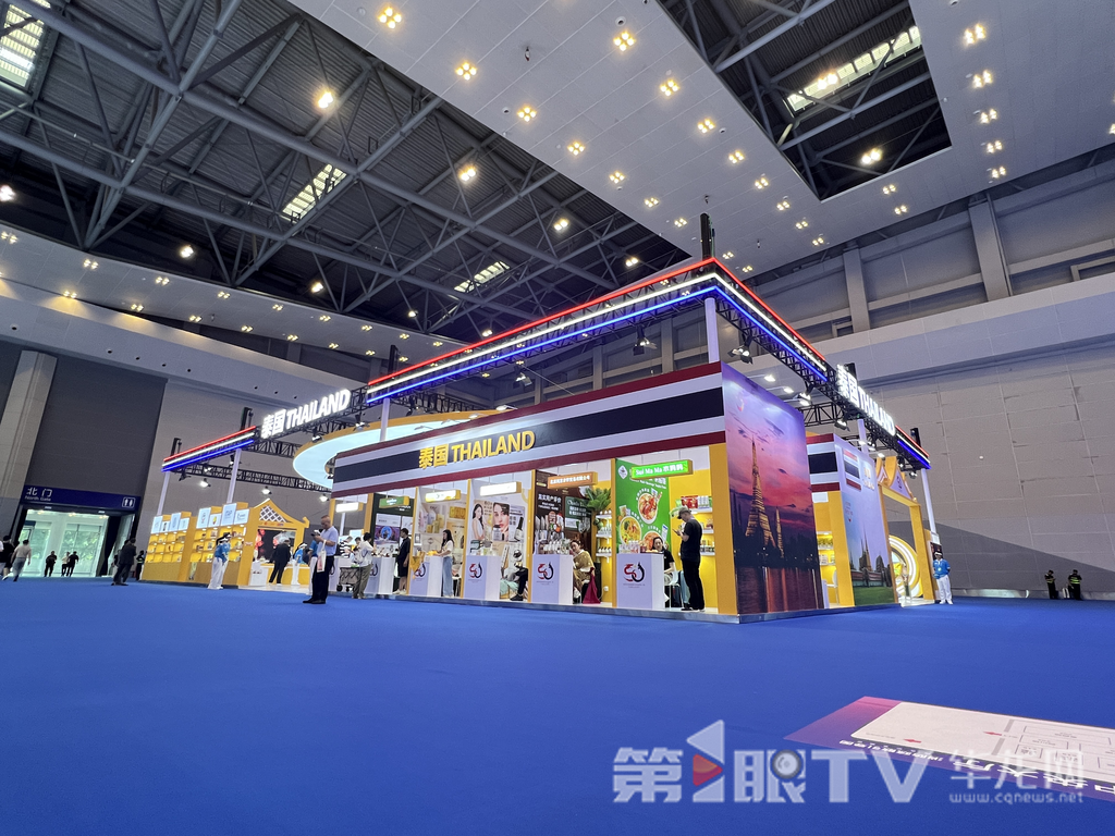 泰國館亮相西洽會。第1眼TV-華龍網記者袁舒含攝