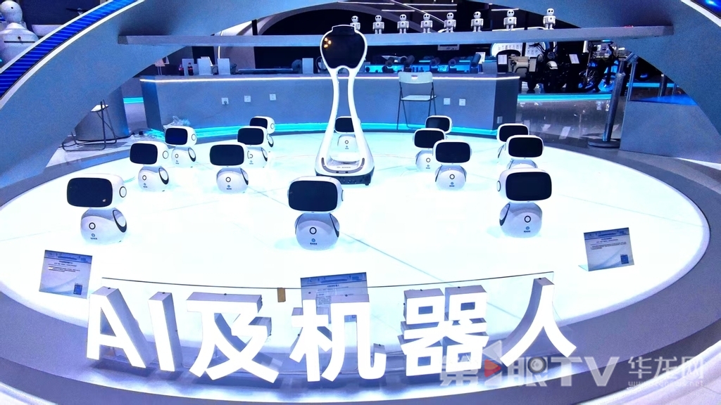 AI及机器人。第1眼TV-华龙网记者 梁浩楠 摄