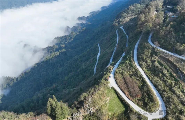 完成硬化的龍細公路。資料圖片