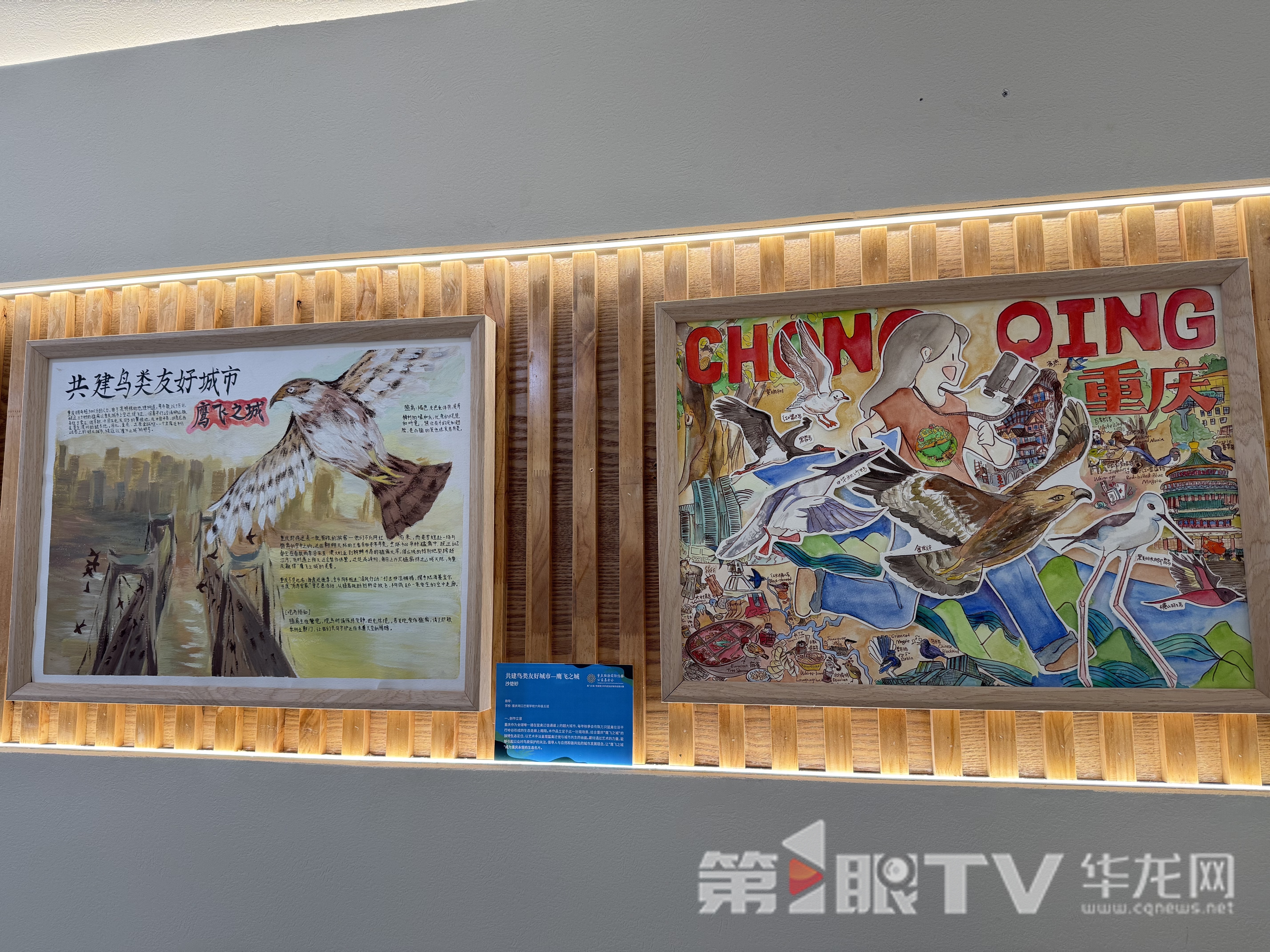 作品展示。第1眼TV-华龙网记者 谢鹏飞 摄