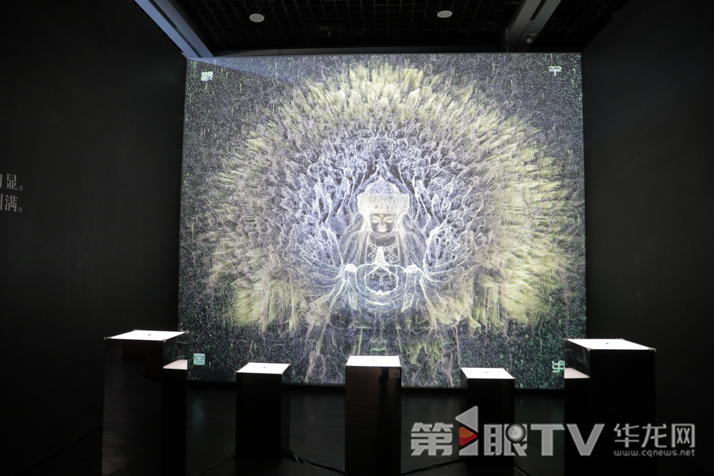 千手觀音。第1眼TV-華龍網記者 陳洋 攝