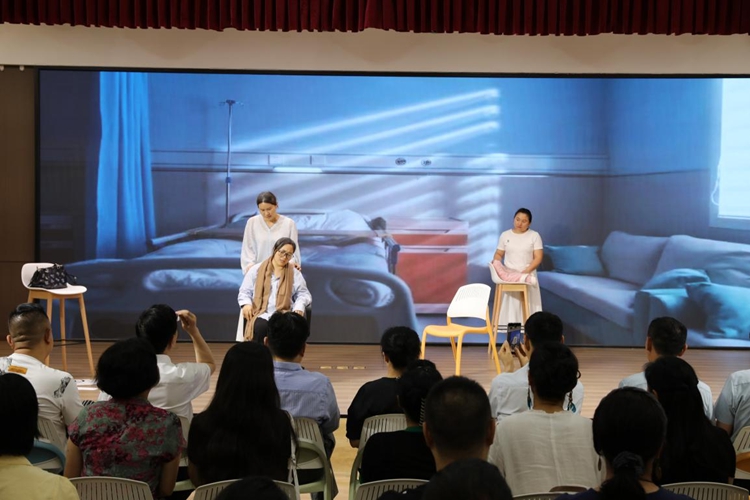 培訓(xùn)結(jié)業(yè)儀式。長(zhǎng)壽區(qū)委宣傳部供圖 第1眼TV-華龍網(wǎng)發(fā)