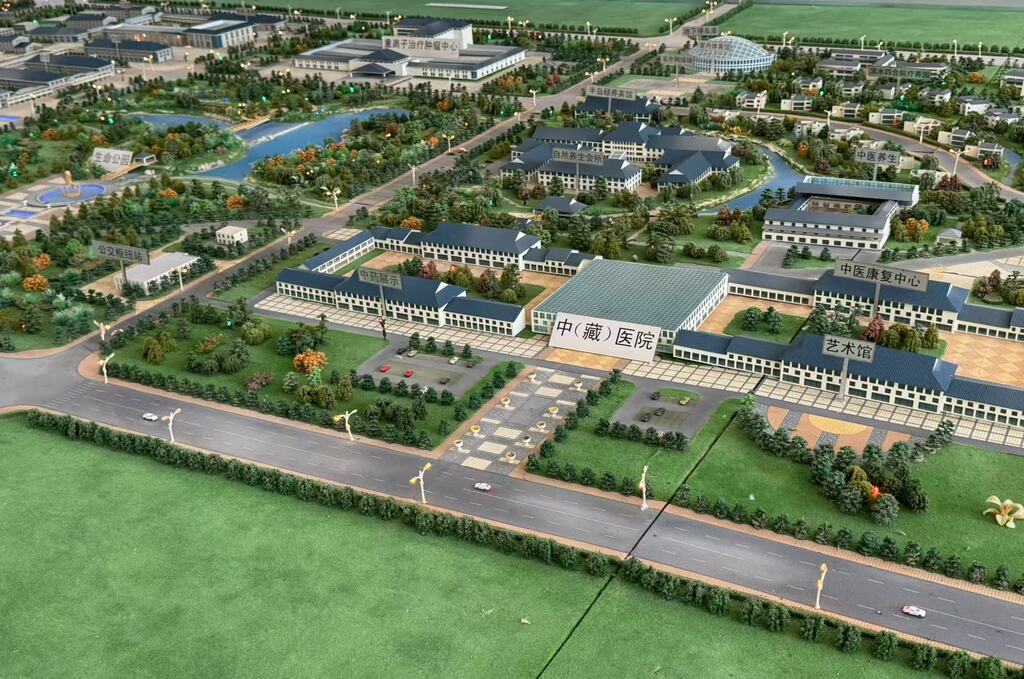 甘肃省武威肿瘤医院全景沙盘图