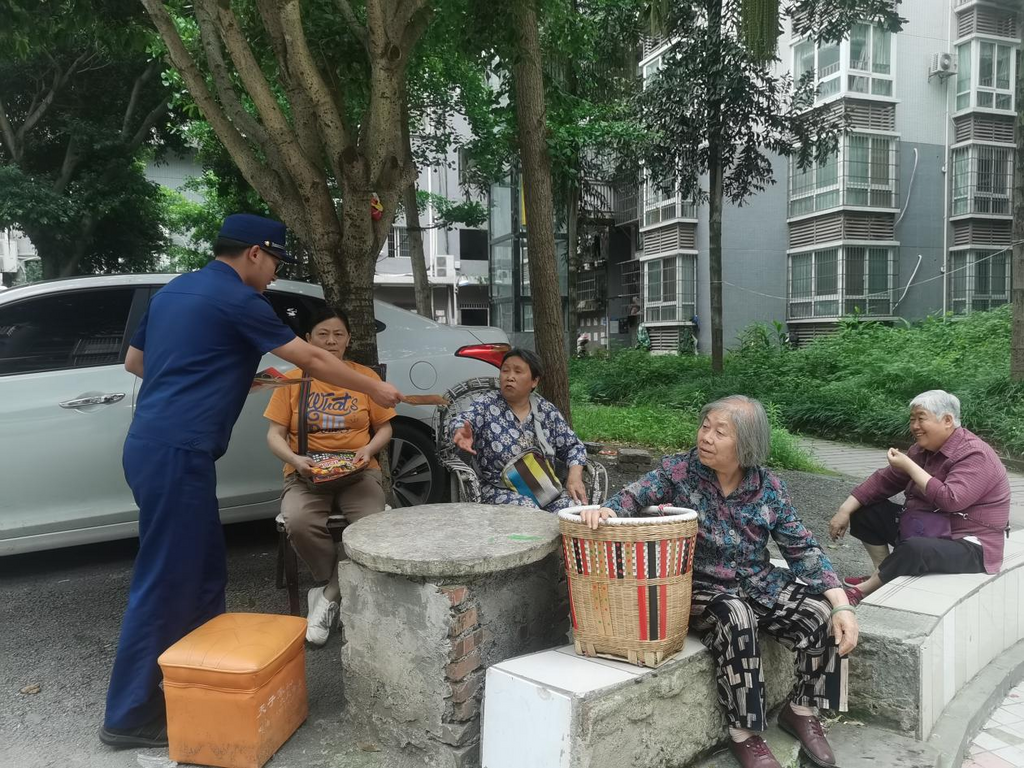 活动现场。大足区消防救援局供图 第1眼TV-华龙网发
