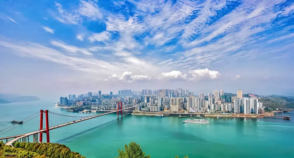 忠縣城市美景。忠縣縣委宣傳部供圖