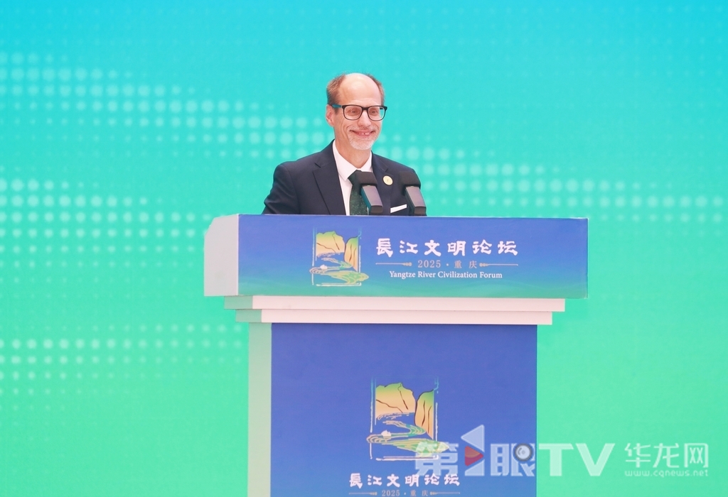 英国利物浦大学考古学、古典学和埃及学学院教授马格努斯・维德尔。第1眼TV-华龙网首席记者 李文科 摄