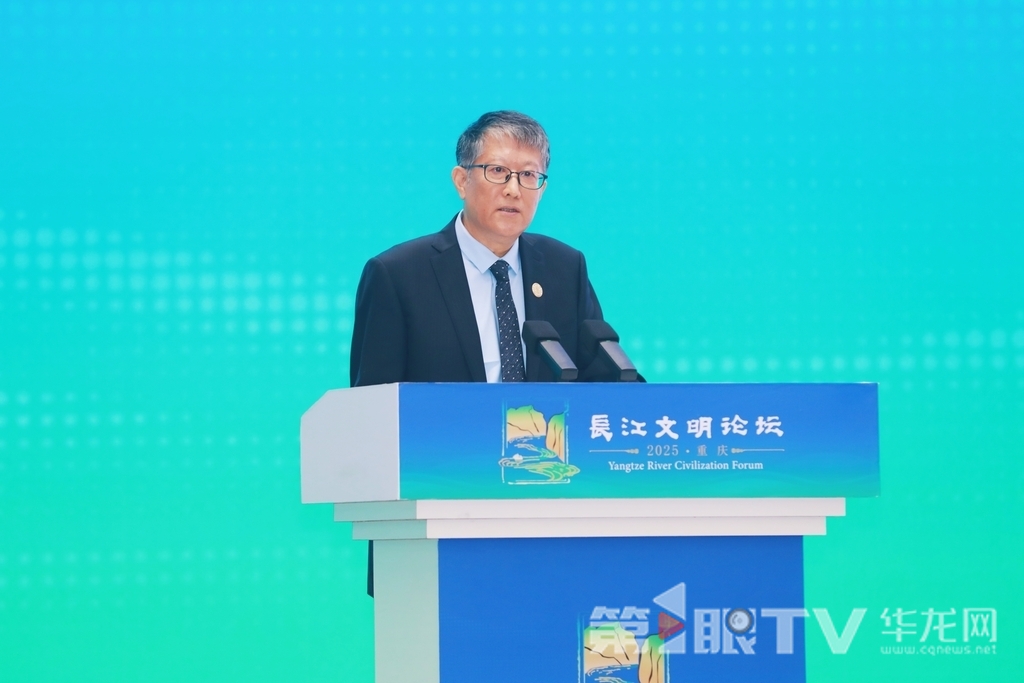 中国社科院学部委员、中国历史研究院考古研究所研究员冯时。第1眼TV-华龙网首席记者 李文科 摄