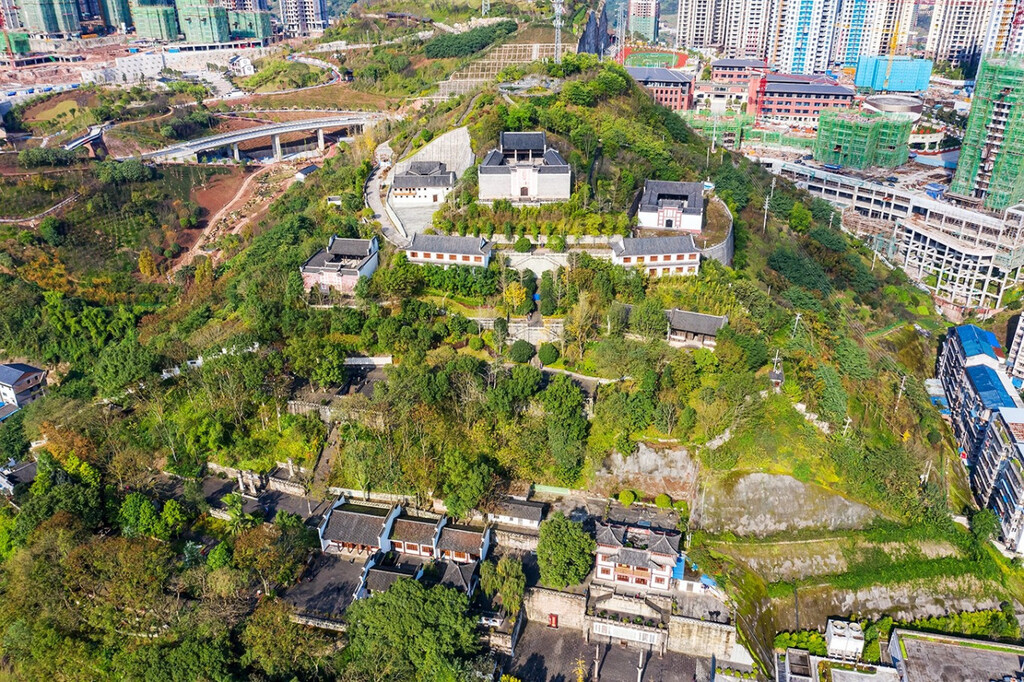 白公祠传统风貌区。重庆市规划和自然资源局供图