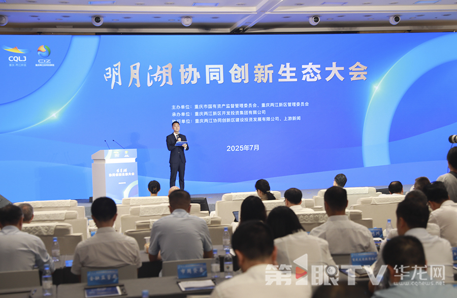 明月湖协同创新生态大会举行。第1眼TV-华龙网首席记者 李文科 摄