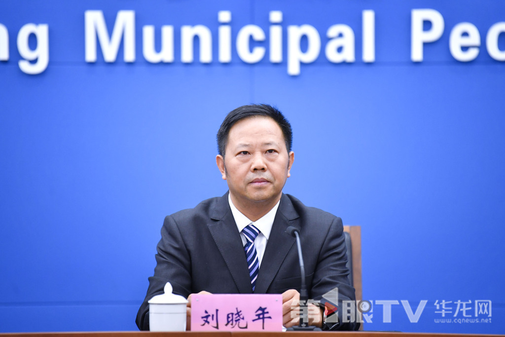 市文化旅游委黨委副書記、副主任劉曉年回答記者提問。第1眼TV-華龍網(wǎng)記者 李一鳴 攝