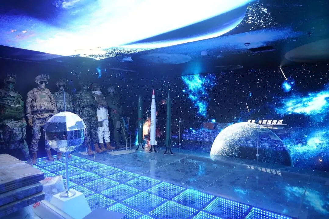 北碚“强军博物馆”部分运营设备已进场调试。受访单位供图
