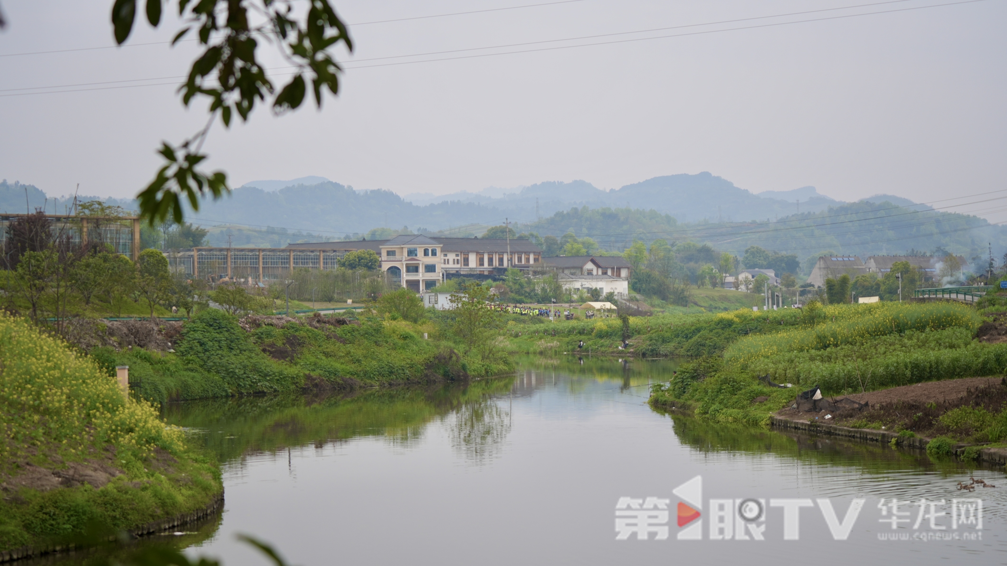 治理后，慈云場河溝水體自身凈化能力顯著提升，周邊環(huán)境明顯改善。第1眼TV-華龍網(wǎng) 記者 劉釗 攝