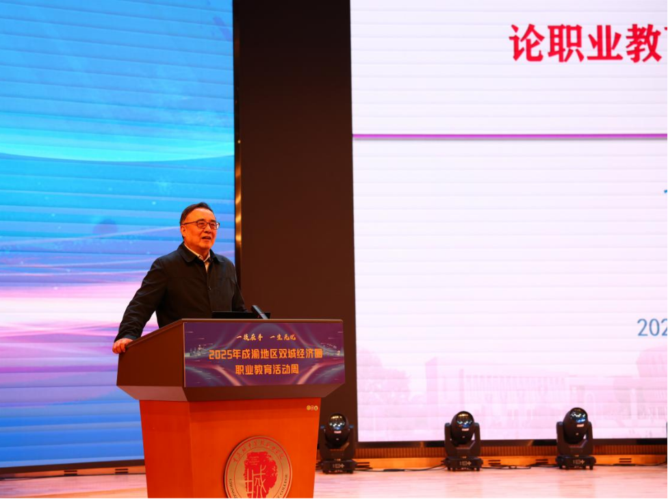 清华大学原党委常委、副校长谢维和作报告。主办方供图
