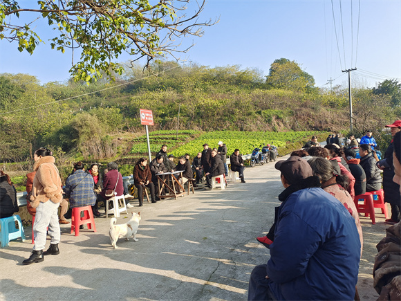 組織召開院壩會征集意見。圣泉街道供圖 第1眼TV-華龍網發