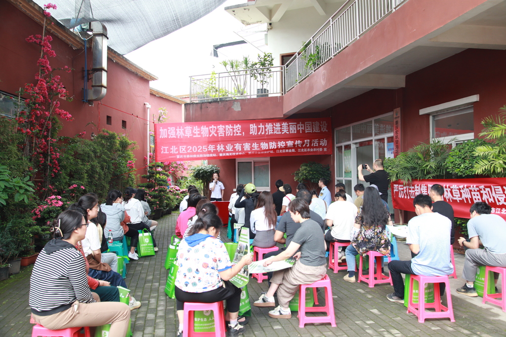 活动现场。重庆市森防站供图