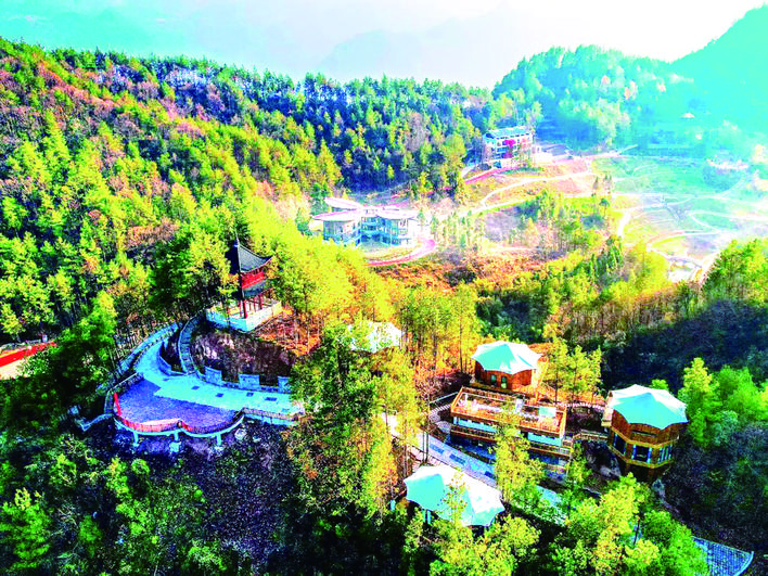 三峽古楓香園鹿鳴埡露營基地。