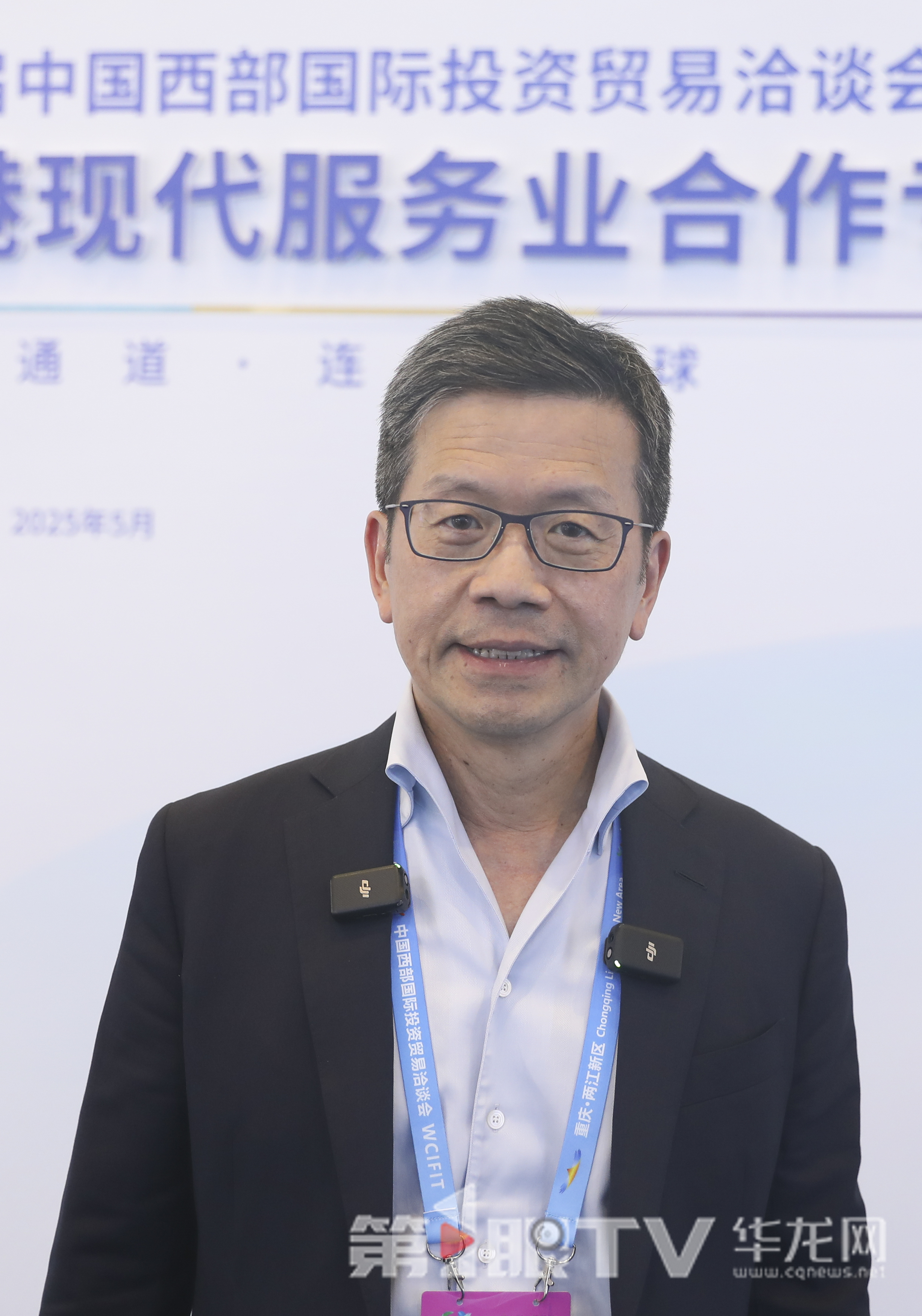 小雨点集团创始人兼董事长谢立斌。第1眼TV-华龙网首席记者 李文科 摄