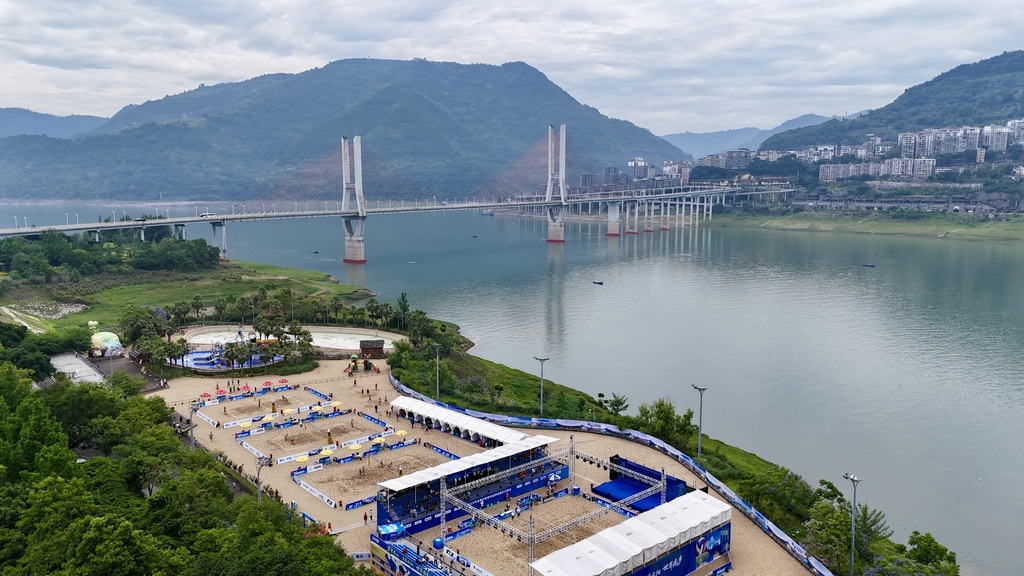 俯瞰比賽現(xiàn)場。通訊員 陳慧 攝