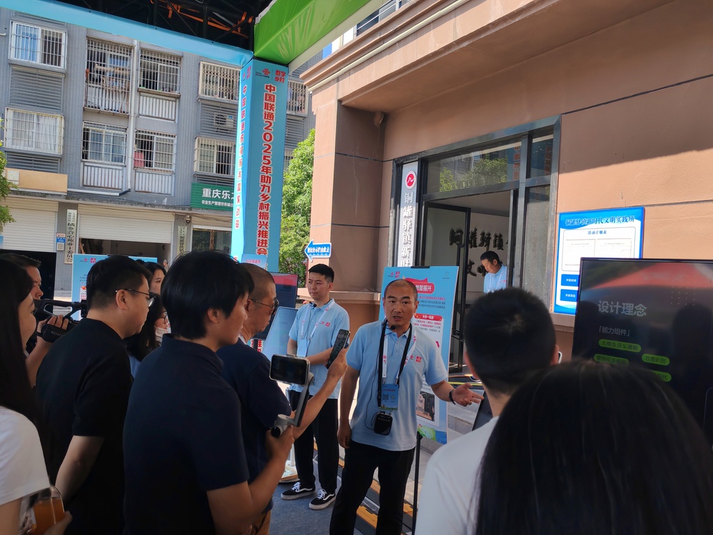 重庆市九龙坡区英雄湾村展示现场。研究院供图