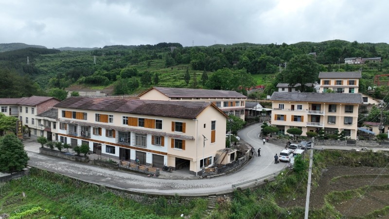 “石韻山鄉”主題建設。通訊員 張艾華 攝