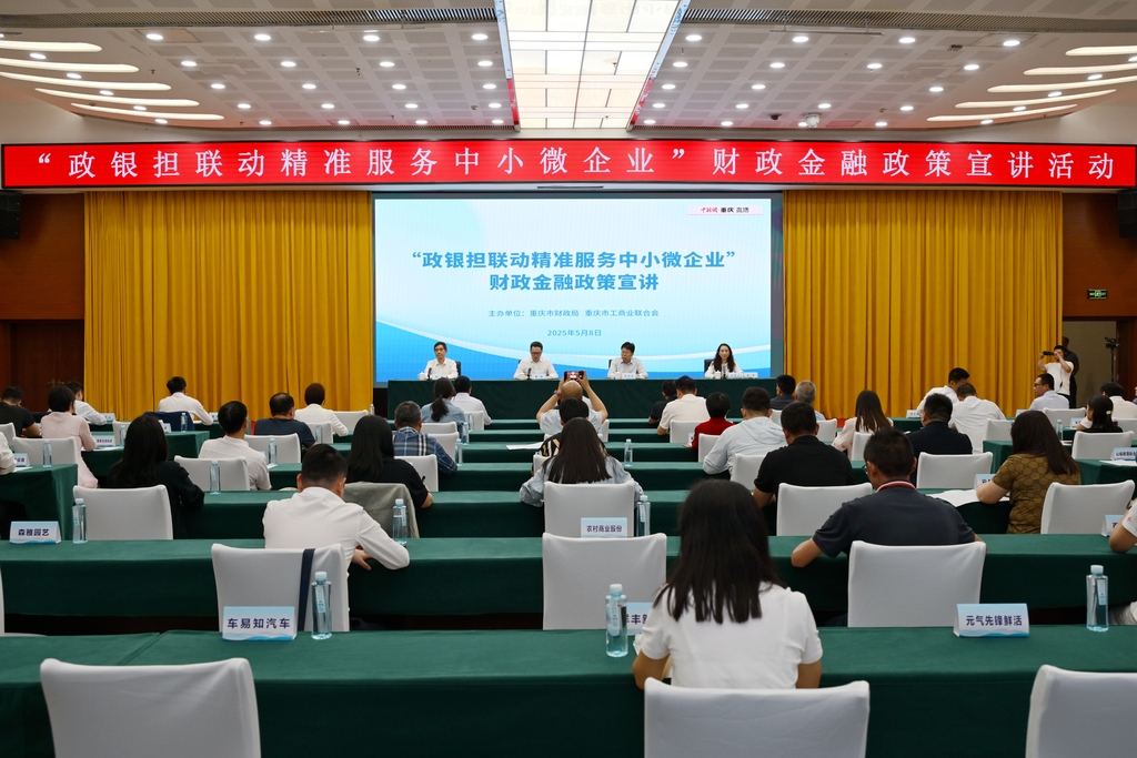 “政银担联动精准服务中小微企业”财政金融政策宣讲活动现场。重庆市工商联供图