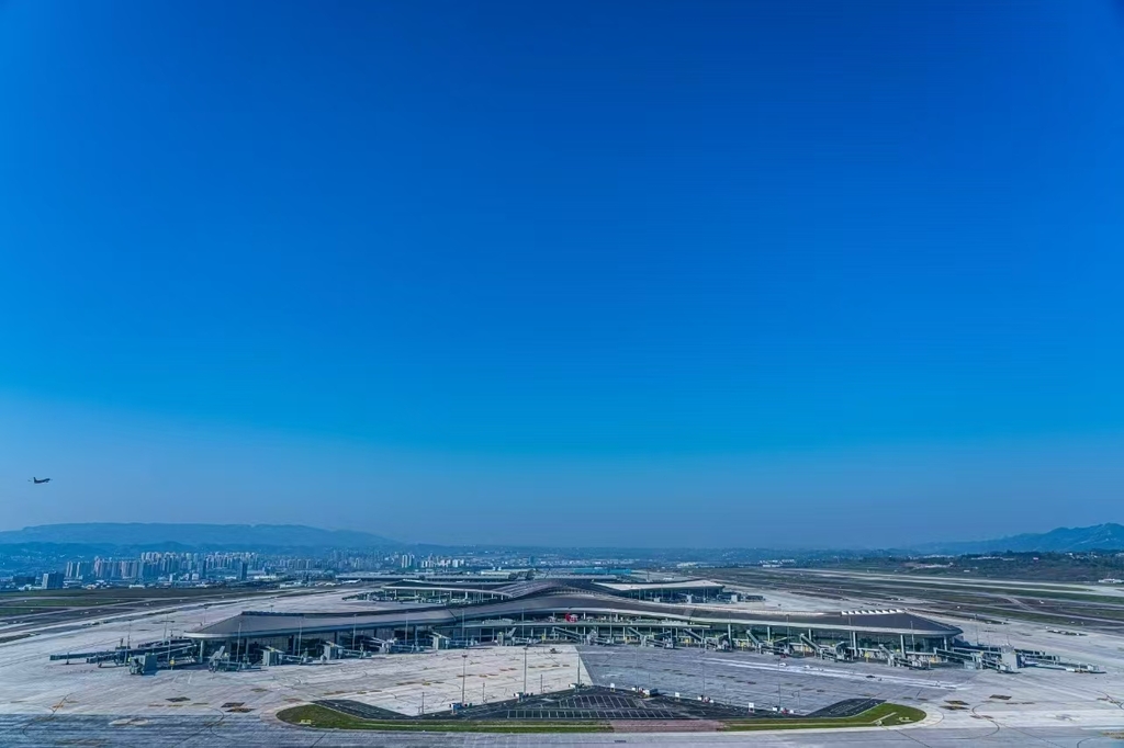 重庆江北国际机场。重庆机场供图