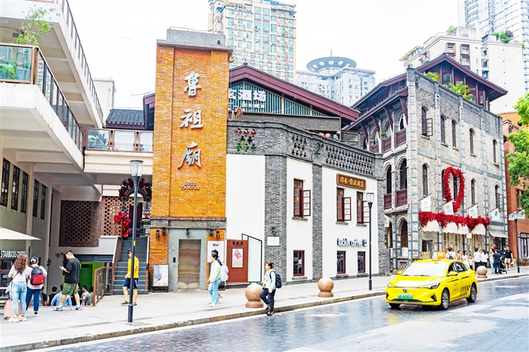 魯祖廟傳統(tǒng)風貌區(qū)。資料圖