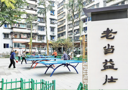 社區(qū)居民在家門口就可健身。記者 胡瑾 攝