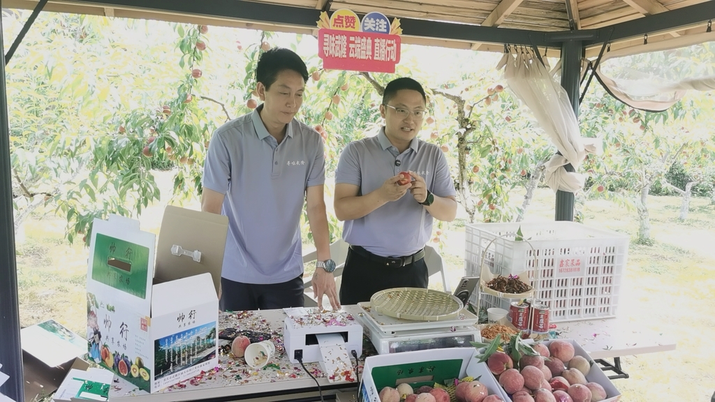 “尋味武隆·云端盛宴”鄉村振興公益直播月啟幕。通訊員 石曉紅 攝