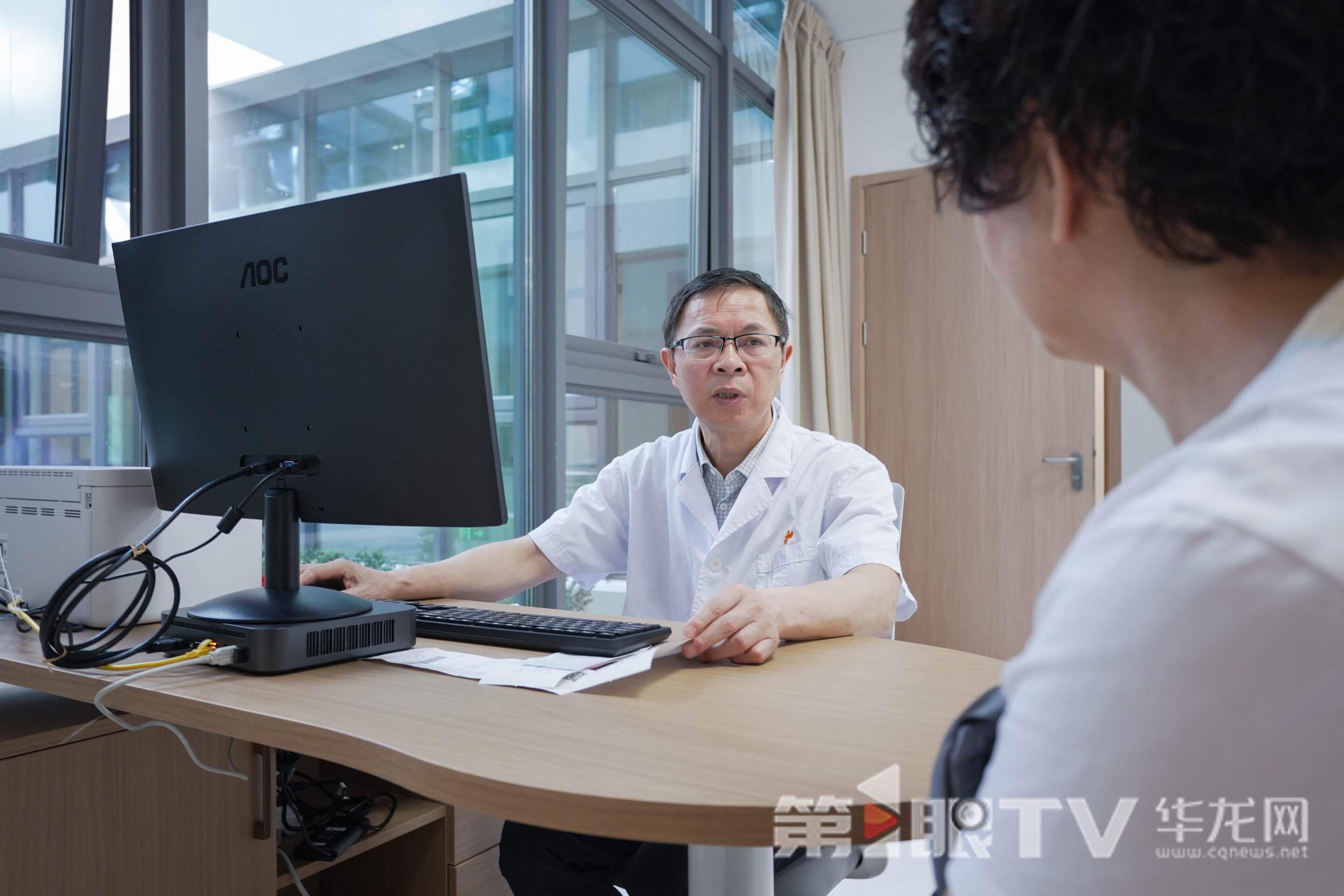 患者就醫。第1眼TV-華龍網記者 李一鳴 攝