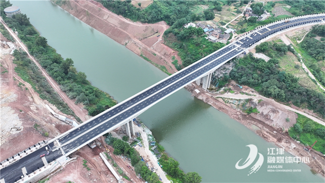 支坪綦河大橋。記者 蘇盛宇 攝