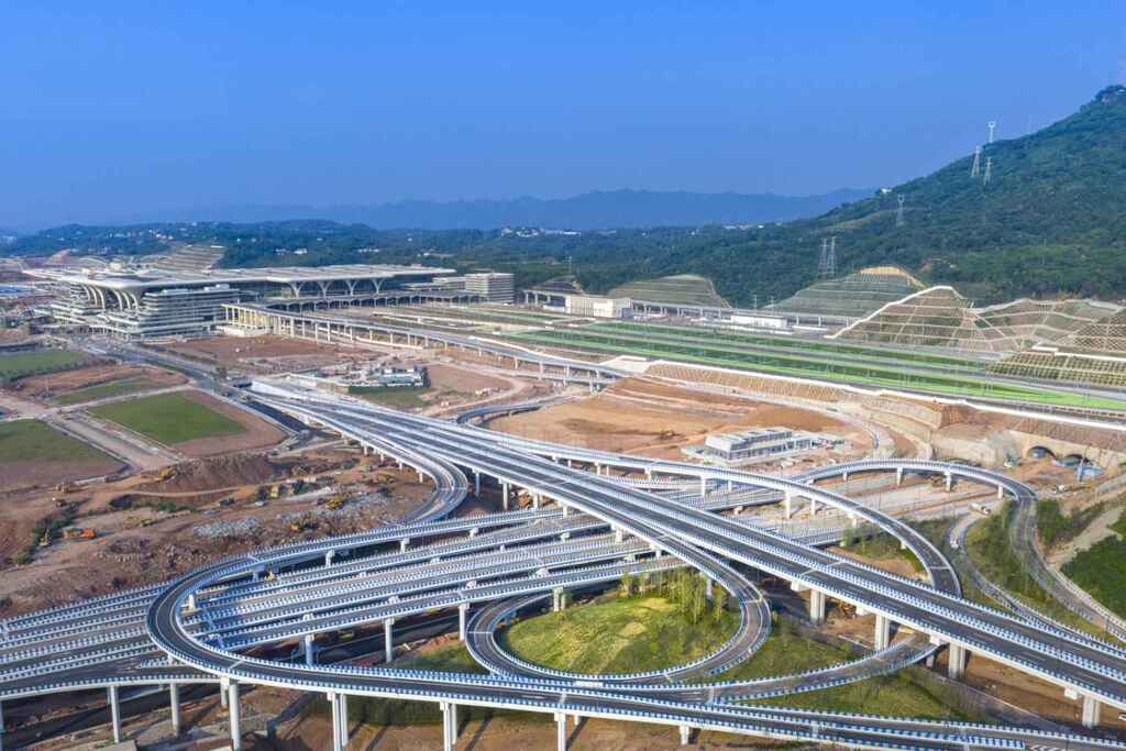 茶惠大道(一标段)。中铁十一局供图