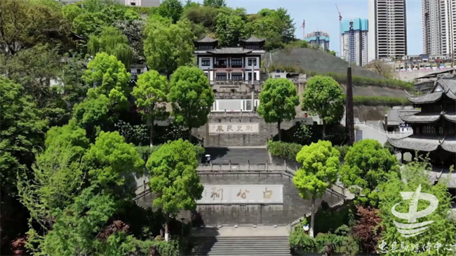 白公祠傳統風貌區。忠縣融媒體中心記者 吳建華 攝