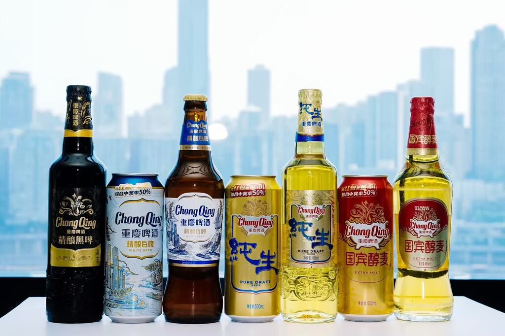 重庆啤酒获评重庆老字号。受访者供图