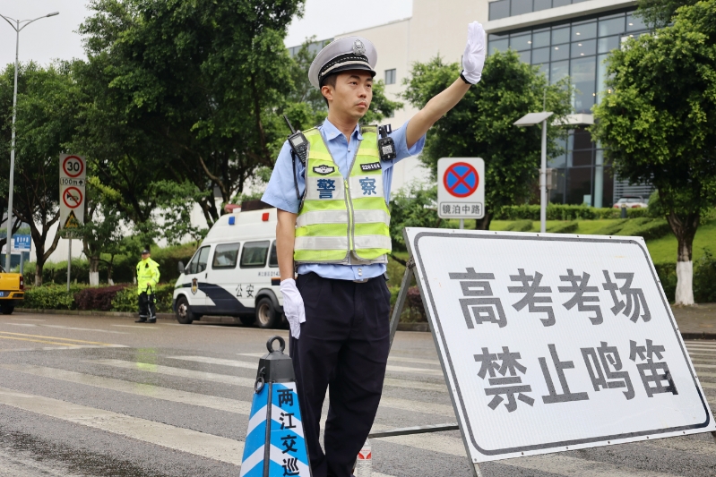 为考生创造良好的考试环境。 警方供图
