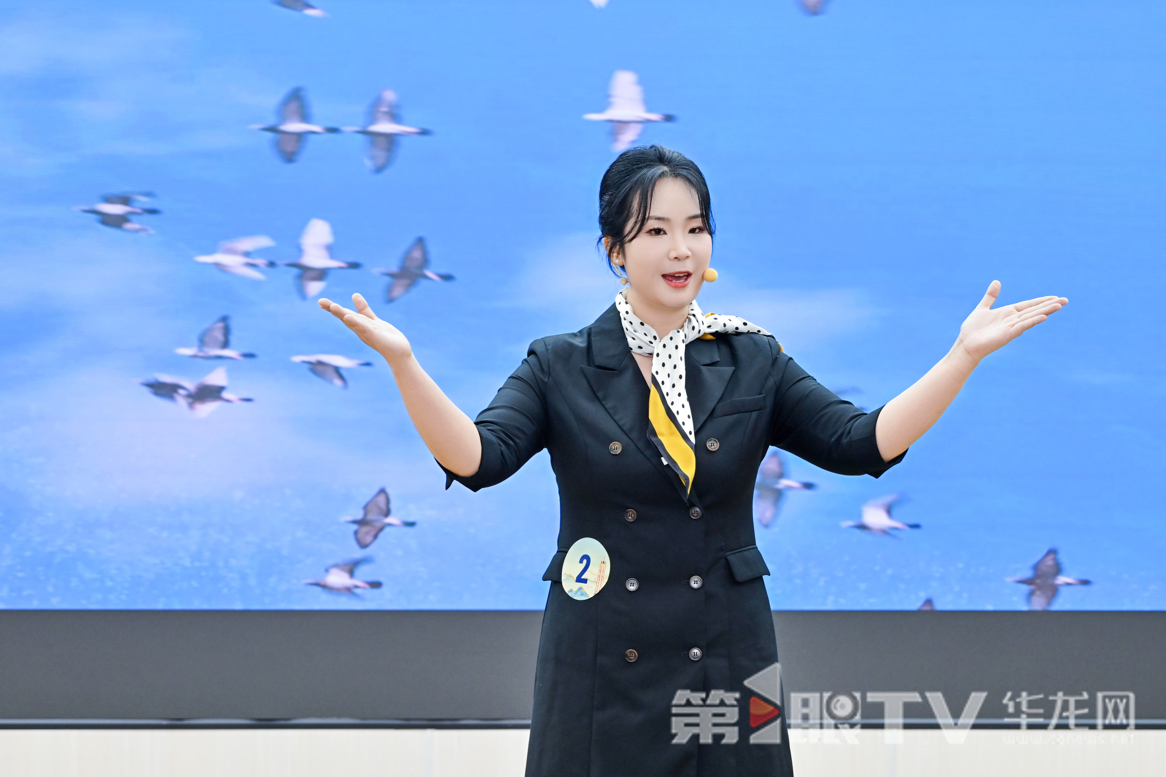 选手正在比赛。第1眼TV-华龙网记者 李一鸣摄