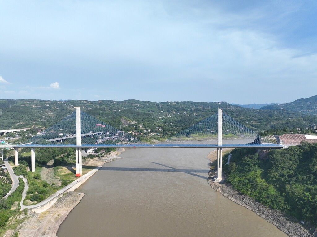 澄江嘉陵江特大橋。市交通運(yùn)輸委供圖